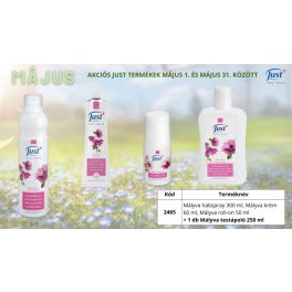   Mályva habspray 300 ml, Mályva krém 60 ml, Mályva roll-on 50 ml + 1 db Mályva testápoló 250 ml
