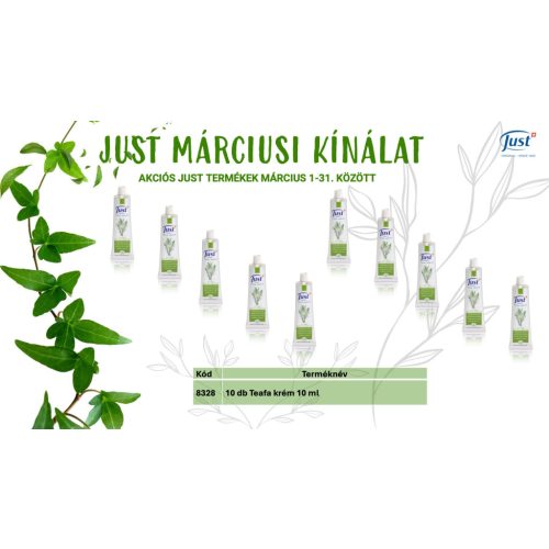 10 db Teafa krém 10 ml