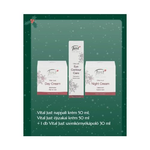 Vital Just nappali krém 50 ml, Vital Just éjszakai krém 50 ml + 1 db Vital Just szemkörnyékápoló 30 ml